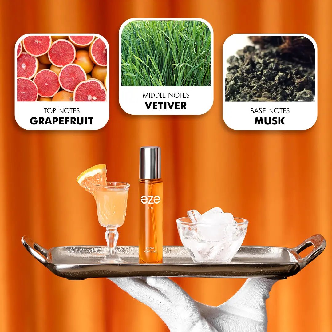 EZE ID Unisex Perfume – Citrus & Amber | 18ml – Eze Perfume
